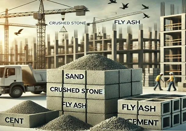 Mistä materiaaleista betonitiilet on tehty?